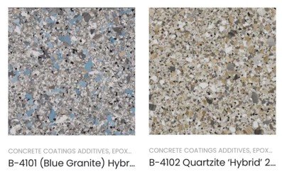 Blue Quartz Epoxy Pattern - Greenville WI